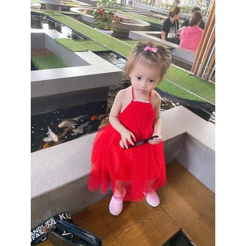 TH Đầm/Váy công chúa tutu dễ thương cho bé gái - Yếm len ngọc