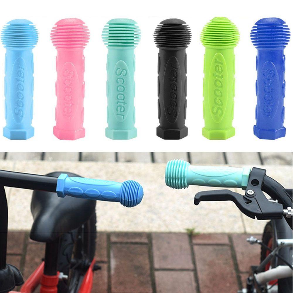 1 Cặp Bọc Tay Lái Xe Đạp Trẻ Em Bằng Cao Su Dài 11cm Nhiều Màu Chống Trượt