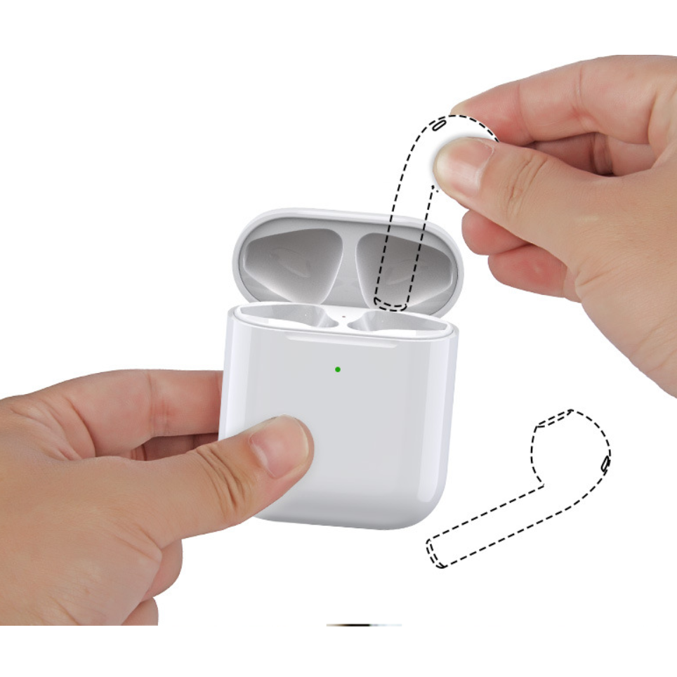 Tai Nghe Bluetooth i27 Pro TWS Sạc Không Dây Đổi Tên Định Vị Tháo Tai Dừng Nhạc Tương Thích IOS, Android