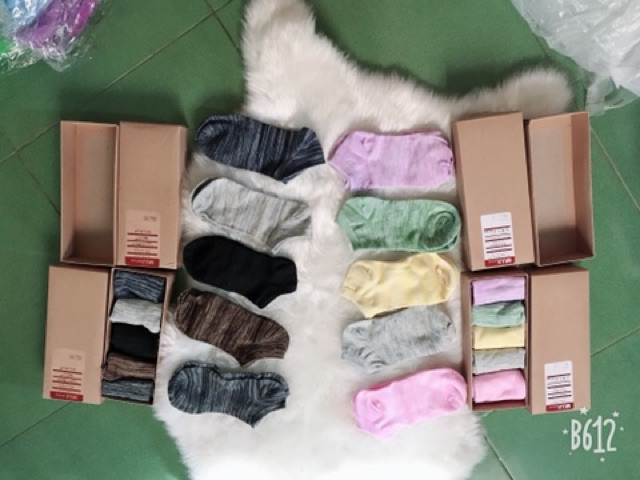 Set 5 đôi tất nữ Muji freesize (xuất Nhật)