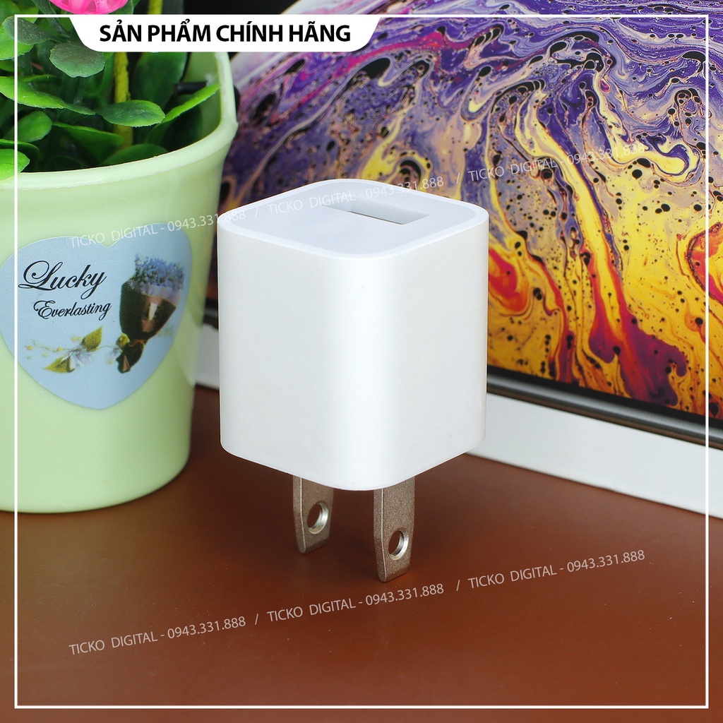 Củ Sạc Vuông 5W Theo Máy IP Xs Max | Hàng Zin 100% New Seal | Bảo Hành 12 Tháng Lỗi Đổi Mới 1-1.