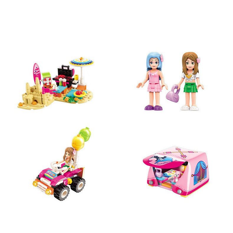 Lắp ráp Cherry 2018 - Lều Trại Nghỉ Dưỡng Bên Bãi Biển Của Bạn Gái 202 Chi Tiết