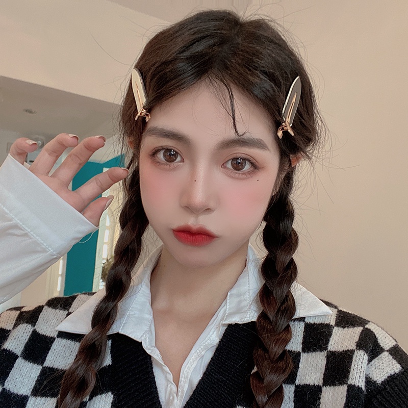 Kẹp Tóc Mái Thời Trang Hàn Quốc Dễ Thương (Hai Mảnh)