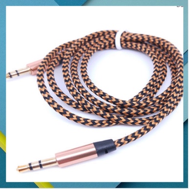 Dây AUX Kết Nối Loa 2 đầu 3.5mm, Jack dành cho audio kết nối âm thanh laptop, điện thoại, amply chân tròn 3 5 mm