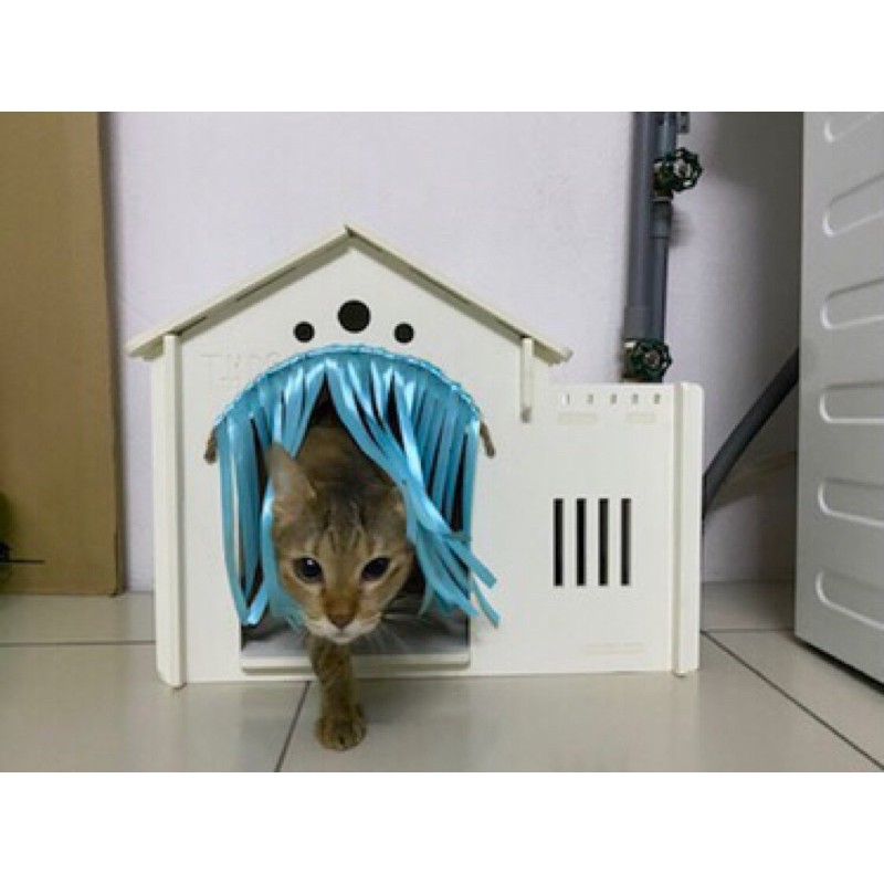 THPN001 Nhà mèo giá rẻ, nhà mèo gỗ nhựa chống thấm nước.