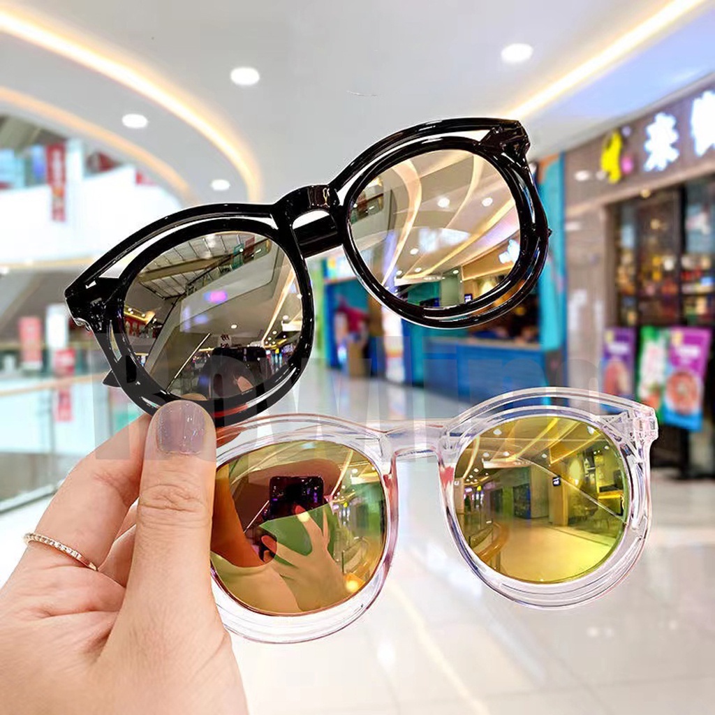 Kính Mát Chống Tia UV Họa Tiết Dễ Thương Dành Cho Bé Trai Và Bé Gái