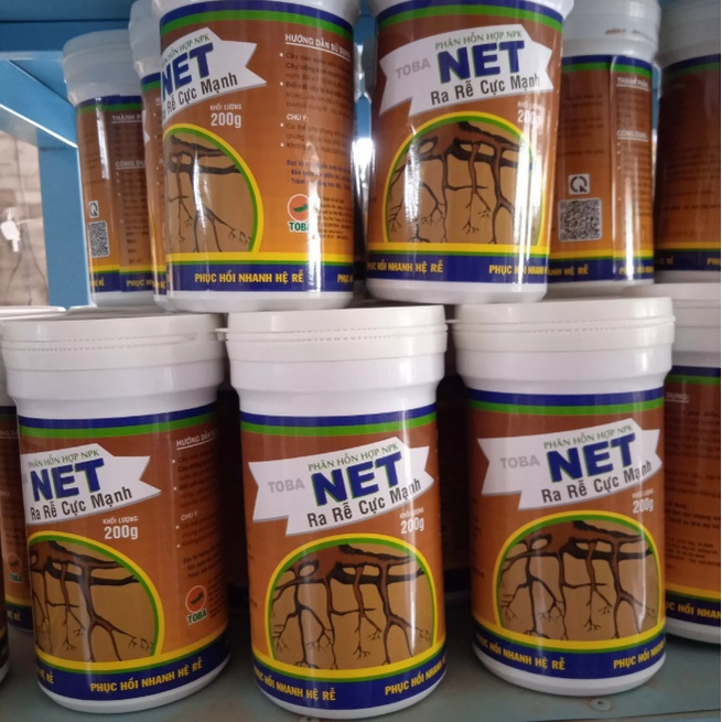 TOBA NET KÍCH RA RỄ CỰC MẠNH CHO CÂY TRỒNG 200gr