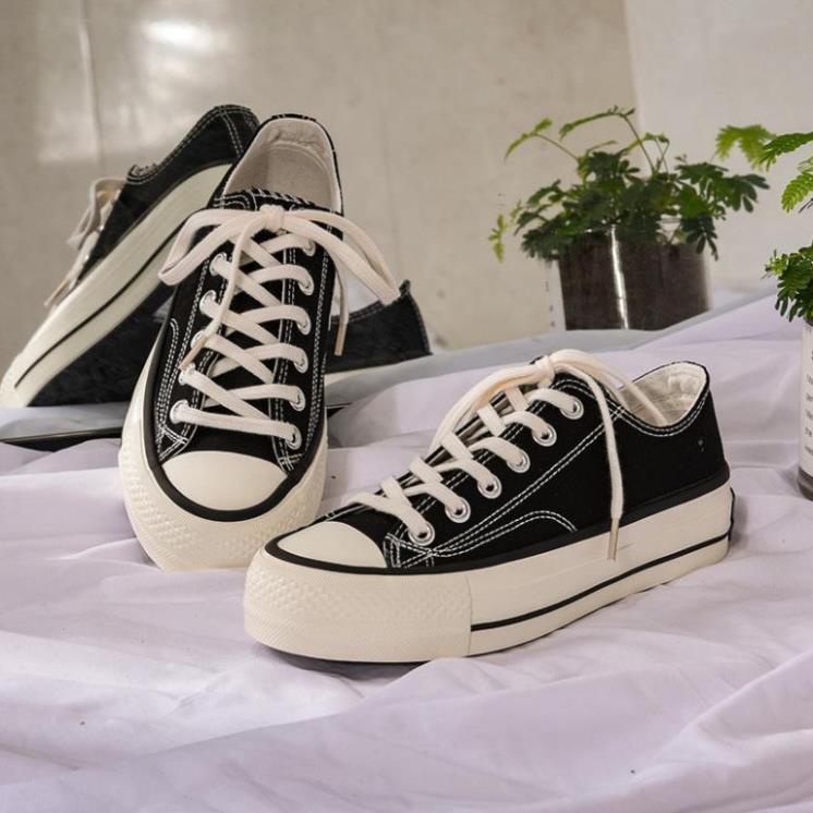 🇱🇧 Giày Thể Thao Nam Nữ - Giày Converse CV 1970s Cổ Thấp Đen Thời Trang Học Sinh Đi Học Giá Rẻ 🔗