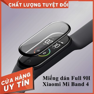 Dán màn hình Full viền 9H Xiaomi Mi Band 4
