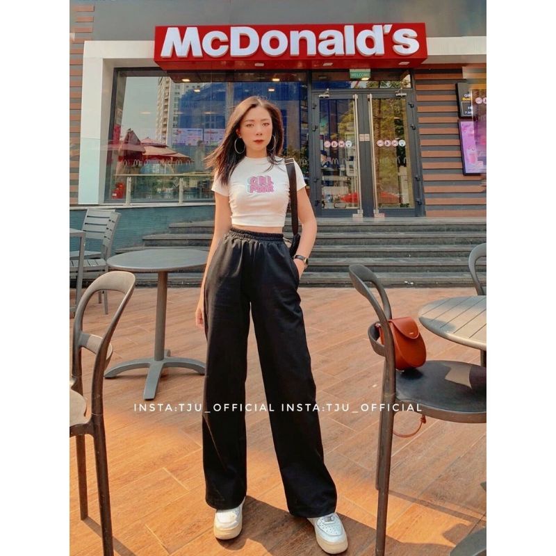 🍀 Áo croptop body in chữ GRL PWR cực hót 🍀