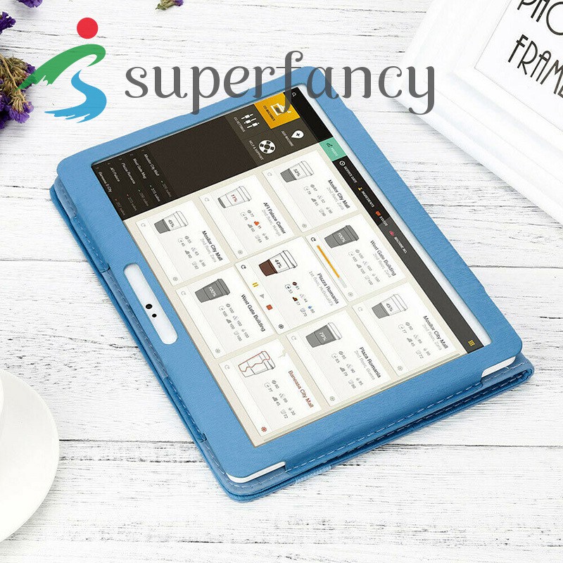 Bao Da Nắp Gập 10 / 10.1 Inch Cho Android Tablet 24x17cm