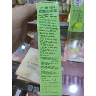 Gel làm dịu da chậm mọc lông Cleo 50g chiết xuất bơ