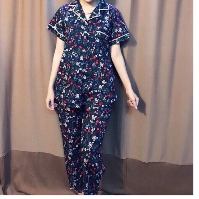 Bộ pirama viền ren