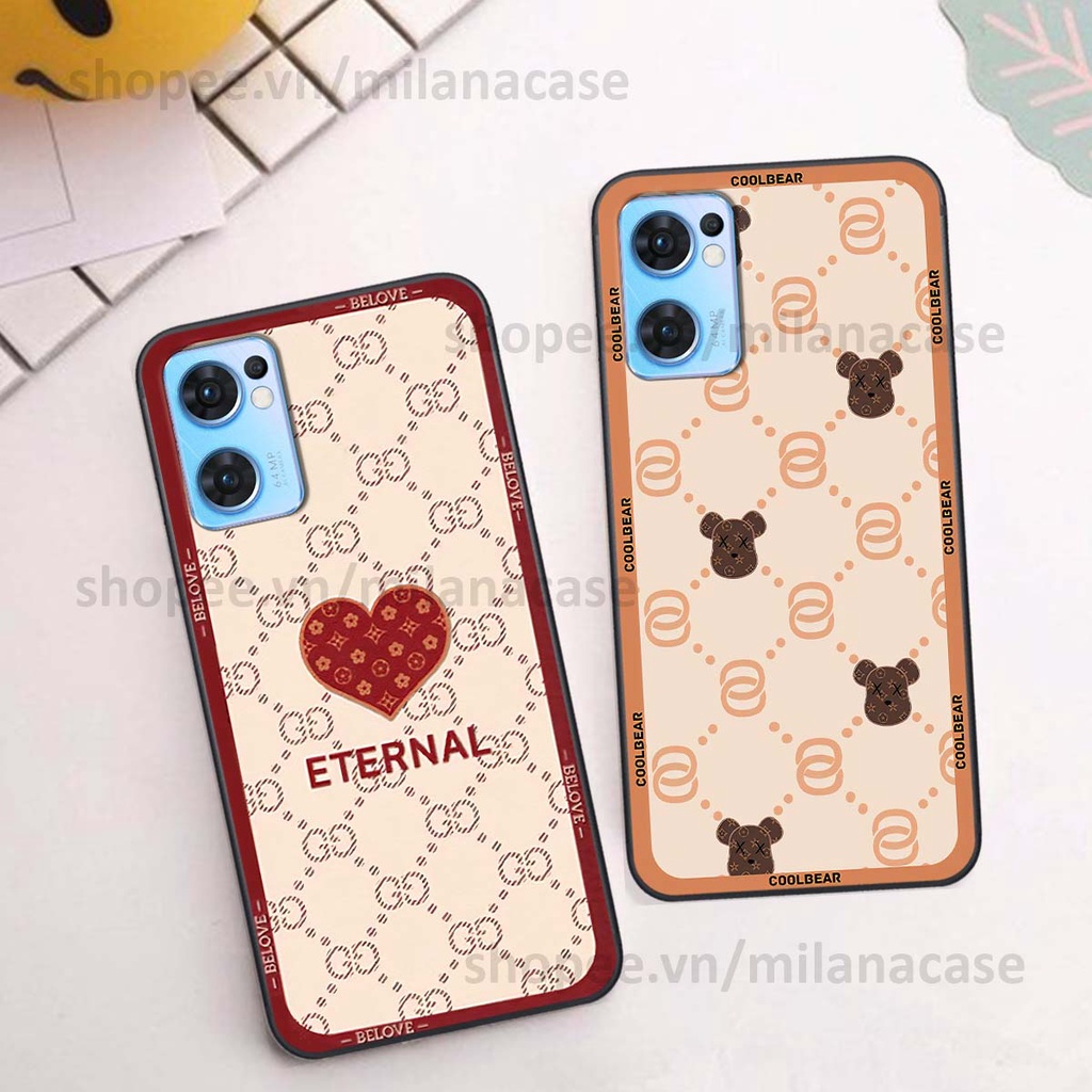 Ốp Oppo Reno7 / Reno7 Z 5G / Reno 7 hình trái tim be love tình yêu siêu đẹp, cá tính, thời trang