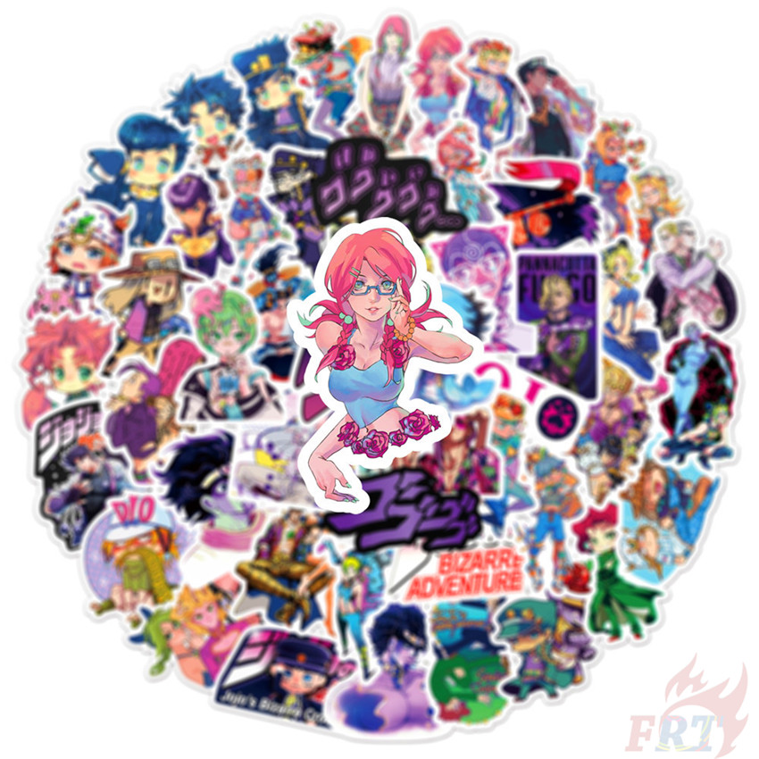 ❉ JoJo's Bizarre Adventure - Series 05 Stickers ❉ 50Pcs/Set Anime Fashion DIY Decals Doodle Stickers