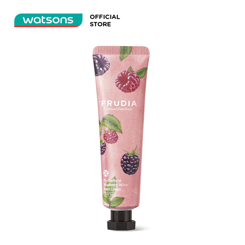 Kem Dưỡng Tay Frudia My Orchard Raspberry Wine Hand Cream Chiết Xuất Quả Mâm Xôi 30g