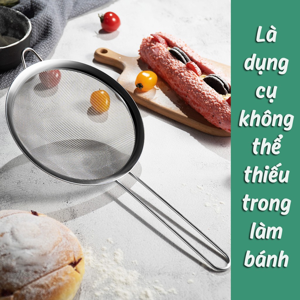Rây lọc cháo, lọc bột inox có tay cầm | BigBuy360 - bigbuy360.vn