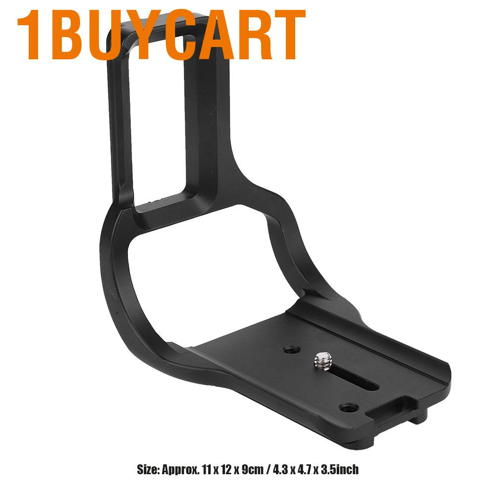 1buycart Camera QR L Bracket  CNC Machining Black Plate Quick Release for Nikon D4 D4S D5 Arca