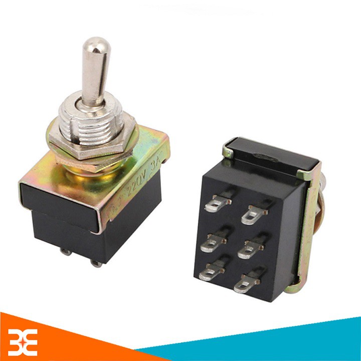 Công Tắc Gạt 6 chân KN3-3 220V-3A