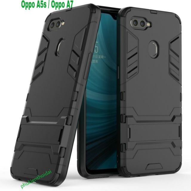 Ốp lưng Oppo A5s / Oppo A7 / A12 chống sốc Iron Man cao cấp thời trang