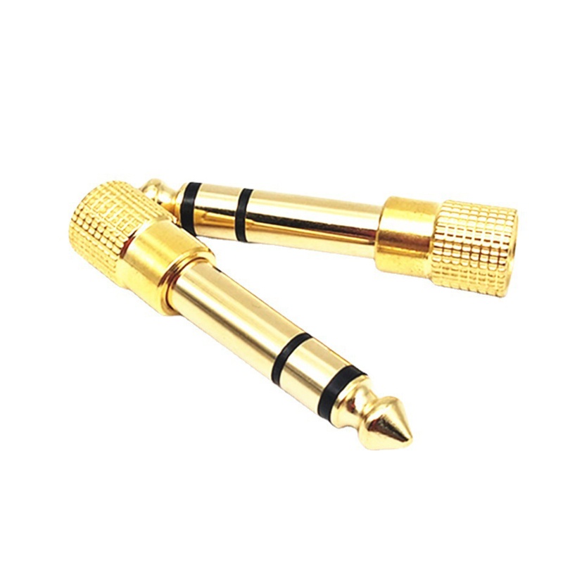 Set 10 Đầu Nối Chuyển Đổi Lỗ Cắm Tai Nghe 6 35mm Sang 3 5mm Chuyên Dụng