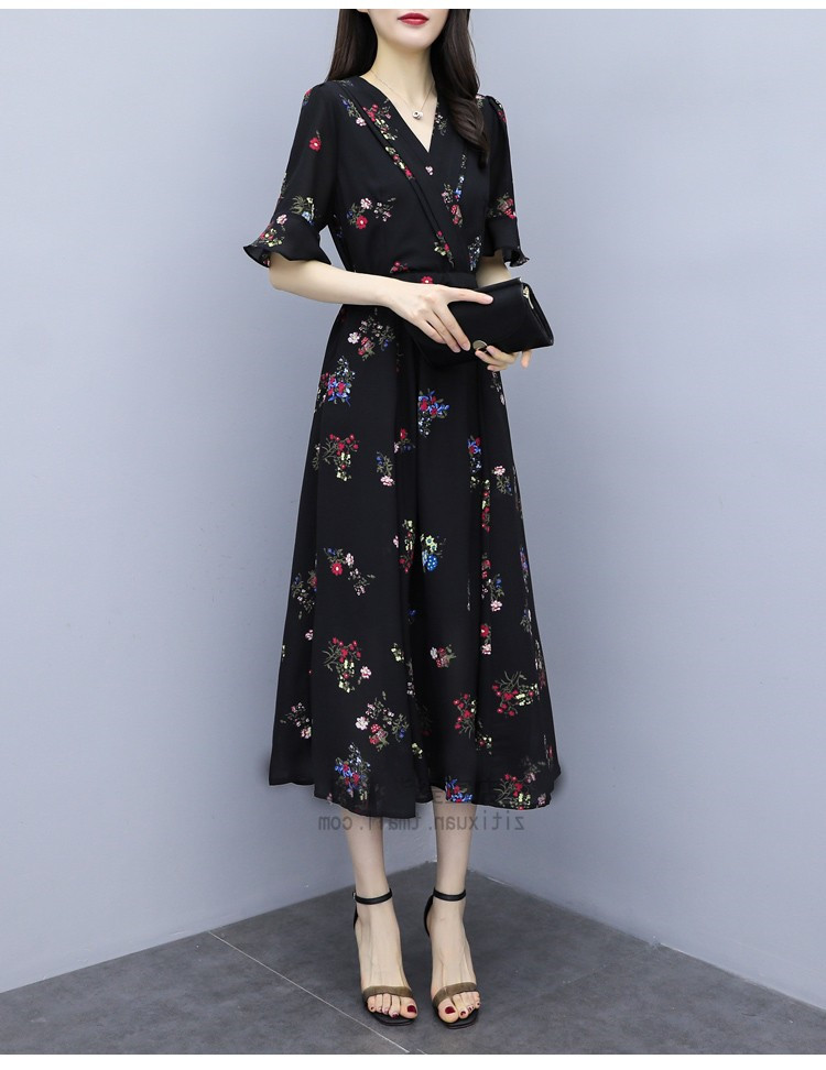 Đầm Voan Hoa Thời Trang Thanh Lịch Đáng Yêu Cho Nữ Mùa Hè 2021 | BigBuy360 - bigbuy360.vn