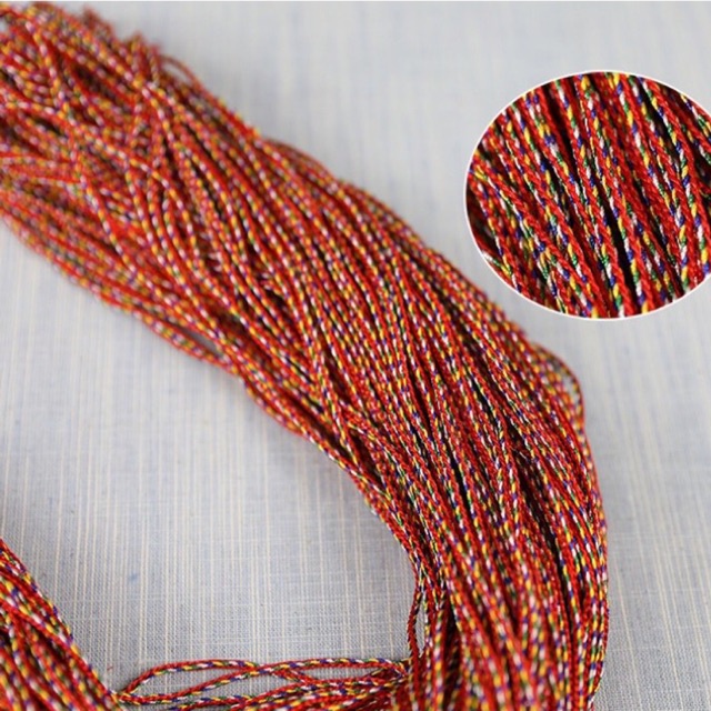 Dây chỉ ngũ sắc sợi 2mm bình an, may mắn - MH634