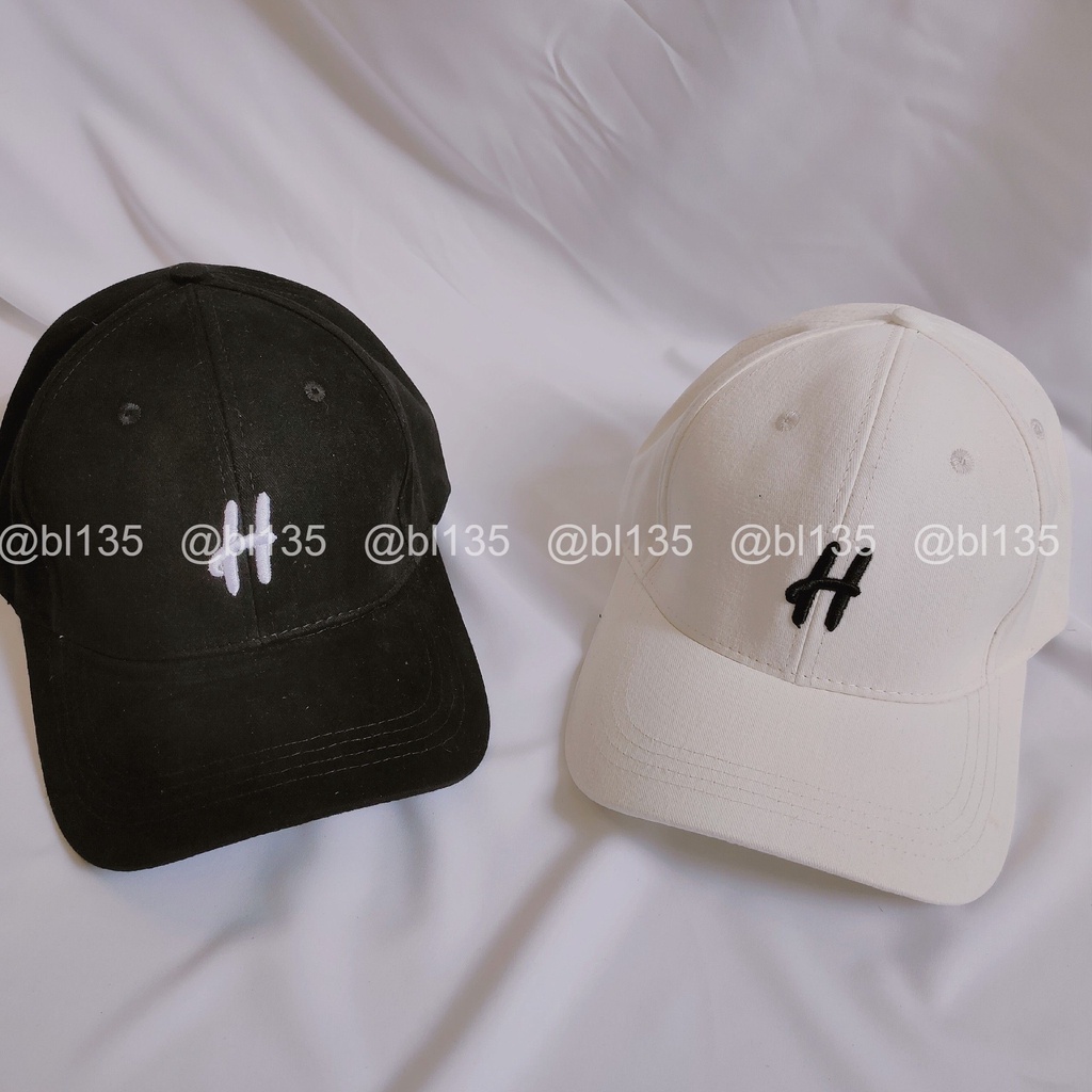 Nón Lưỡi Trai Nam Nữ Thể Thao Thêu Chữ H Nhiều Màu Năng Động Cá Tính BL135