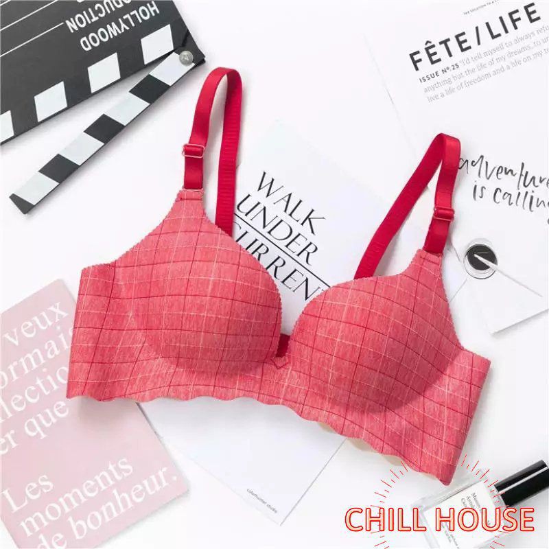 Áo Ngực Su Kẻ Không Gọng Ô Vuông Nâng Ngực Bàn Tay- CHILL HOUSE | BigBuy360 - bigbuy360.vn