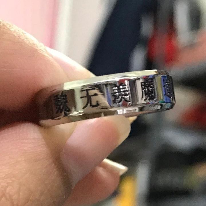 Nhẫn Trần Tình Lệnh titan nhẫn Ma Đạo Tổ Sư phong cách phim Trần Tình Lệnh quà tặng xinh xắn Tiêu Chiến Vương Nhất Bác