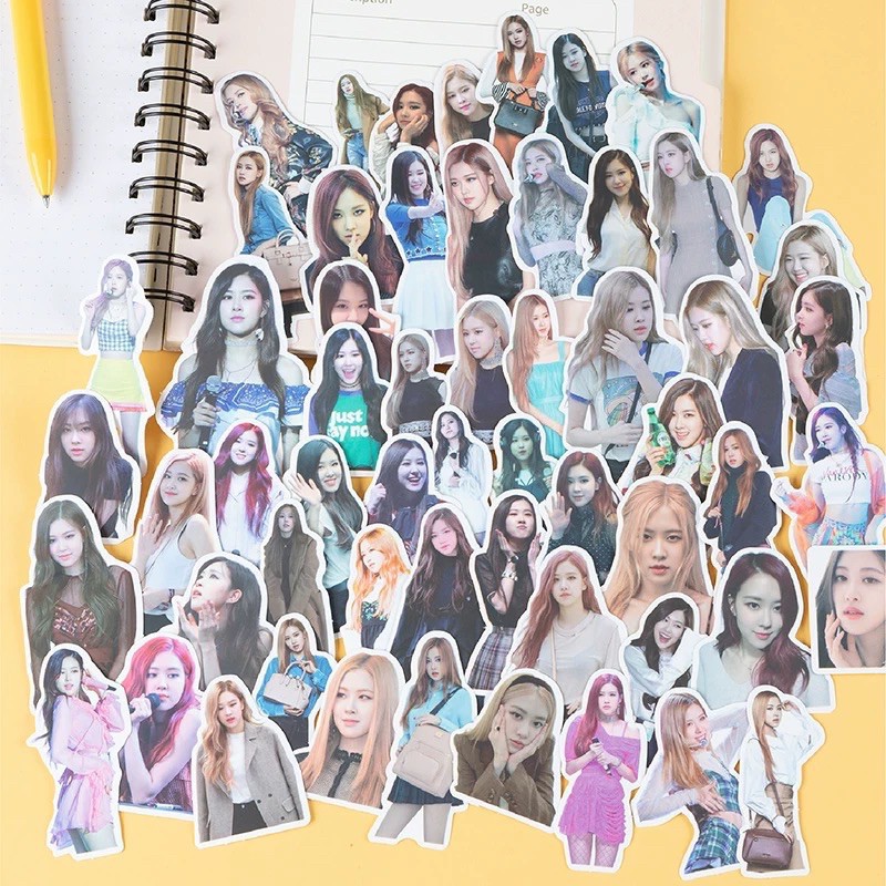 Set stickers Kpop - BlackPink (Lisa, Jisoo, Rosé, Jennie)