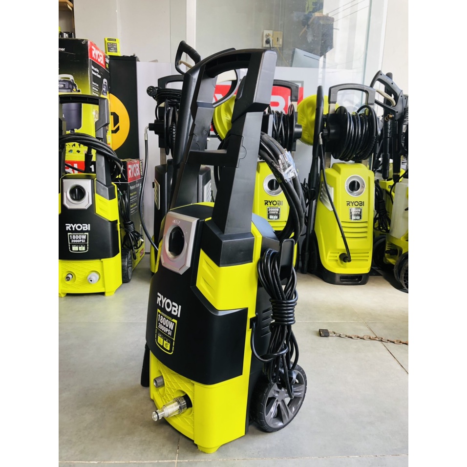 Máy rửa xe cao áp 1800w 2000psi ryobi rpw140-g -  95% - BH 3 THÁNG - ÚC