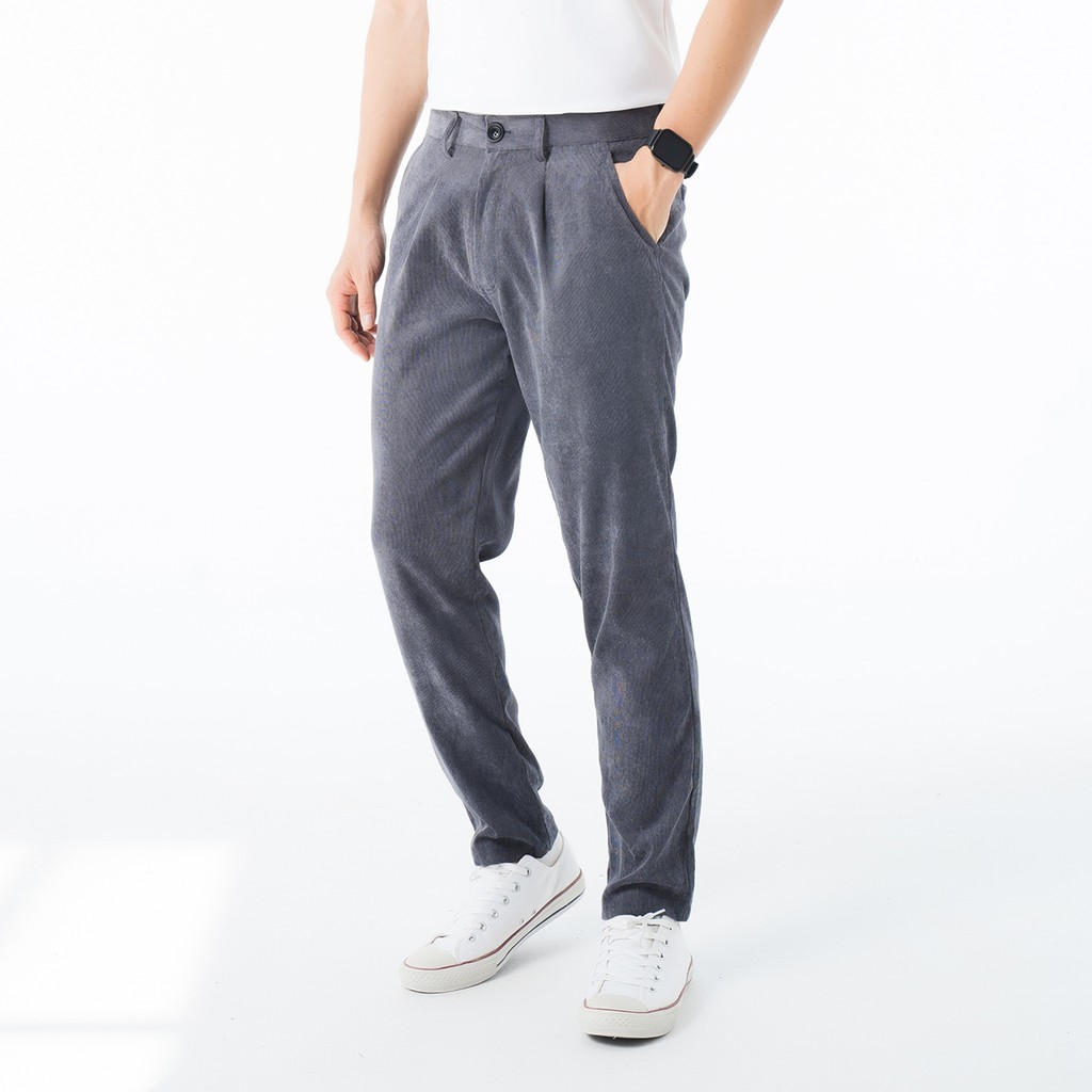 Quần Baggy Nam ROUGH Outfit Chất Nhung Tăm Cá Tính, Phong Cách Hàn Quốc