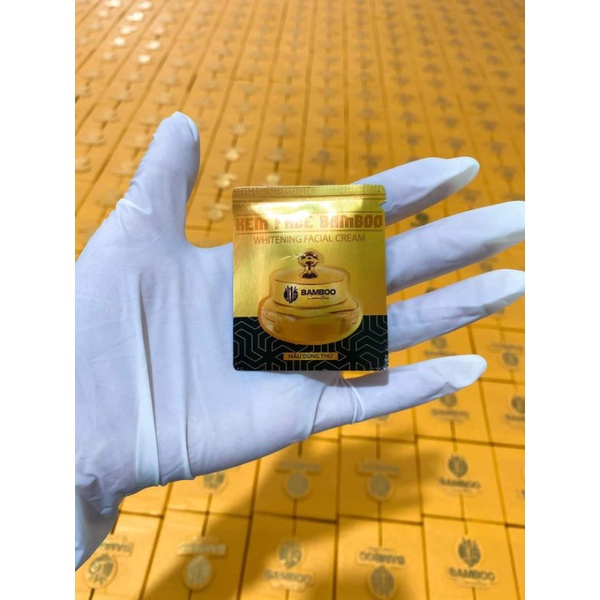 Kem face Bamboo dạng gói, dùng 2-3l