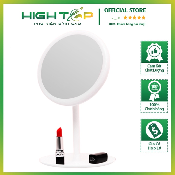 Gương Soi Đèn LED Đổi Màu 3 Màu Gương Trang Điểm Để Bàn
