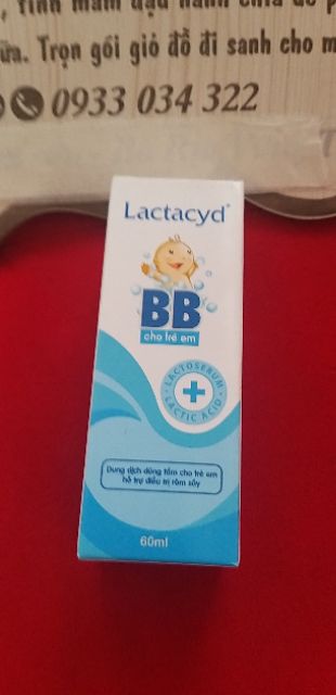 Sữa Tắm Lactacyd BB Chuyên Điều Trị Rôm Sảy Hăm Cho Bé.