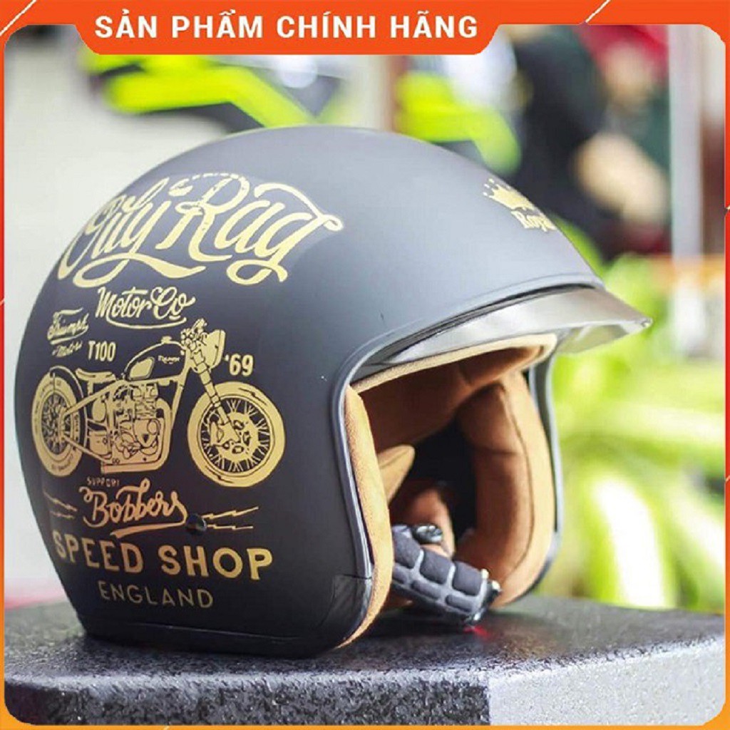 Mũ Bảo Hiểm Kính Âm Royal M139 Đen Nhám - BH Chính Hãng 12T