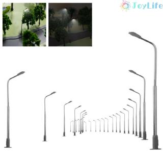 Set 10 cây đèn LED mô hình 1/150 80mm của đèn đường dùng để trang trí