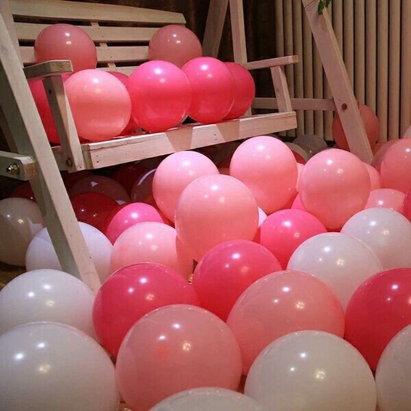 30pcs Macaron color  Thicken Transparent Pear Latex Balloon Birthday Party Decor