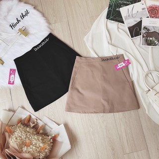 Châ váy chữ a💥𝑭𝑹𝑬𝑬𝑺𝑯𝑰𝑷💥chân váy chữ a thêu chữ may kèm quần bên trong,ly store