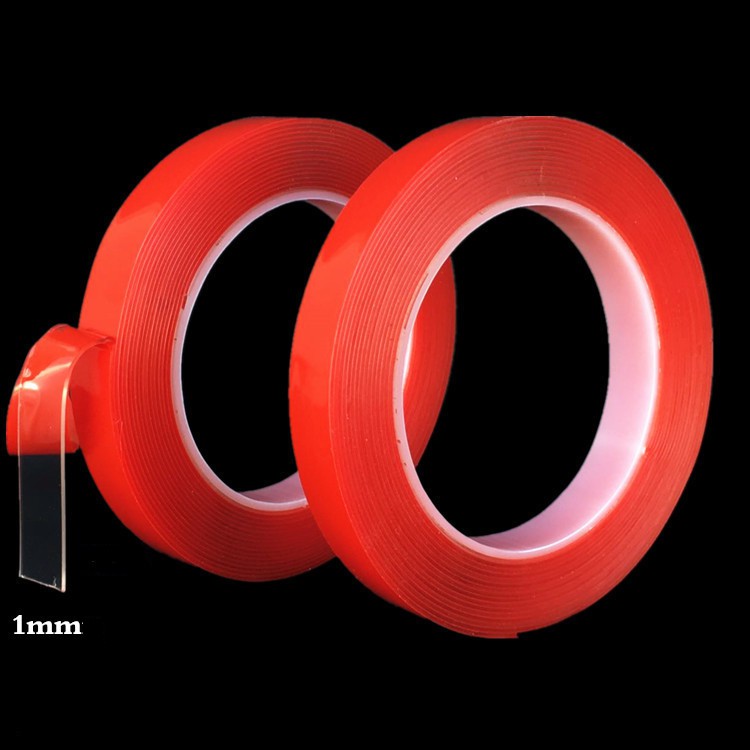 Băng Keo Dính 2 Mặt Cuộn 3 Mét * 9mm, Dán Cường Lực Siêu Dính, Băng Dính 2 Mặt Đa Năng