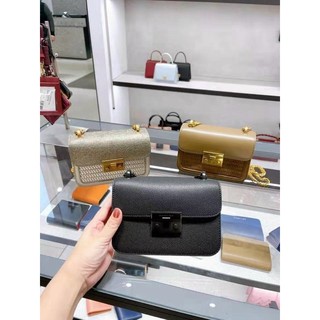Túi full đen đinh sườn size 19