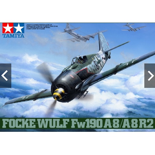 Mô hình lắp ráp máy bay quân sự 1/48 SCALE Focke-Wulf Fw190 A-8/A-8 R2   Giới thiệu về Fw190 A-8 / R2 Focke-Wulf Fw190 l