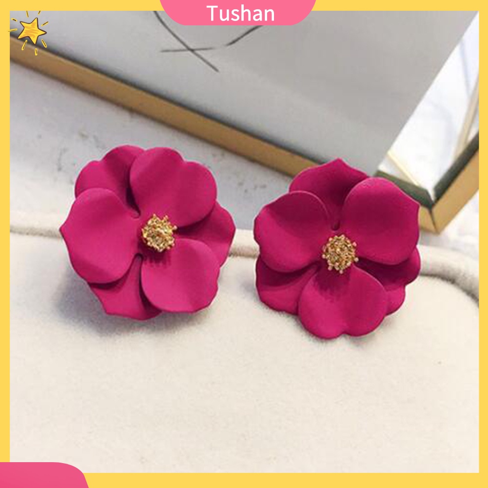 Khuyên tai nữ hình bông hoa thời trang