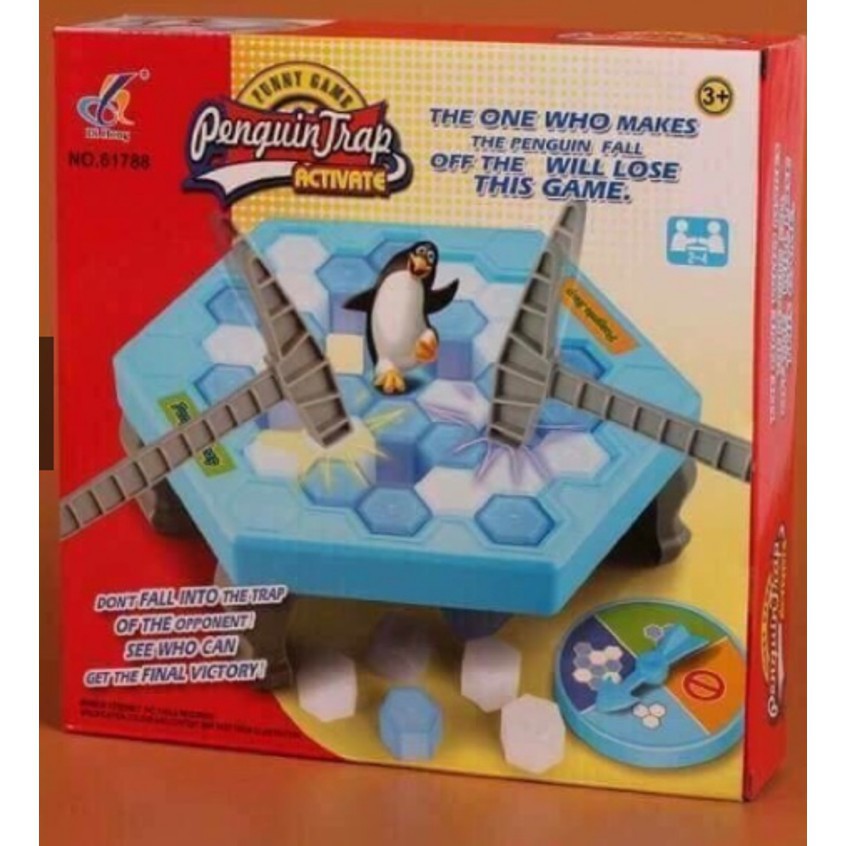 Bộ đồ chơi phá băng bẫy chim cánh cụt-giá gốc