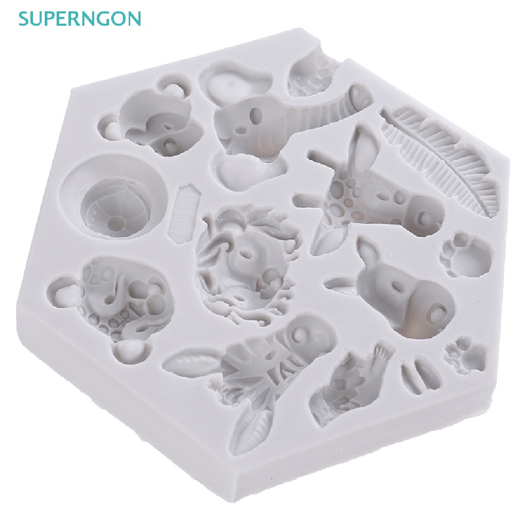 Khuôn silicone Làm Bánh Hình Động Vật Đáng Yêu