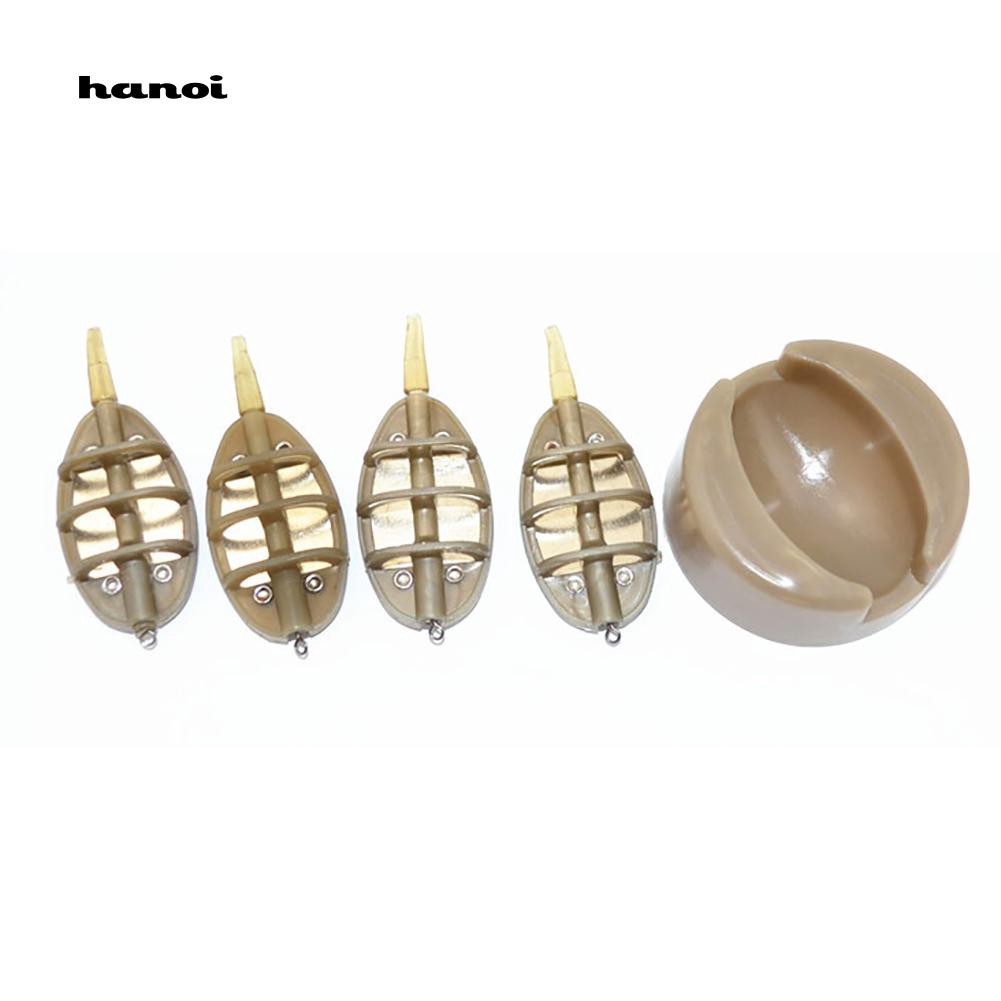 Set 4 lồng giữ mồi câu cá chép kèm khuôn