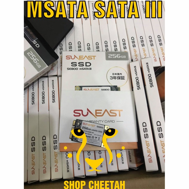 Ổ cứng SSD mSATAIII SunEast 256GB/128GB nội địa Nhật Bản – CHÍNH HÃNG – Bảo hành 3 năm – SSD M2 Sata3/ mSATA3