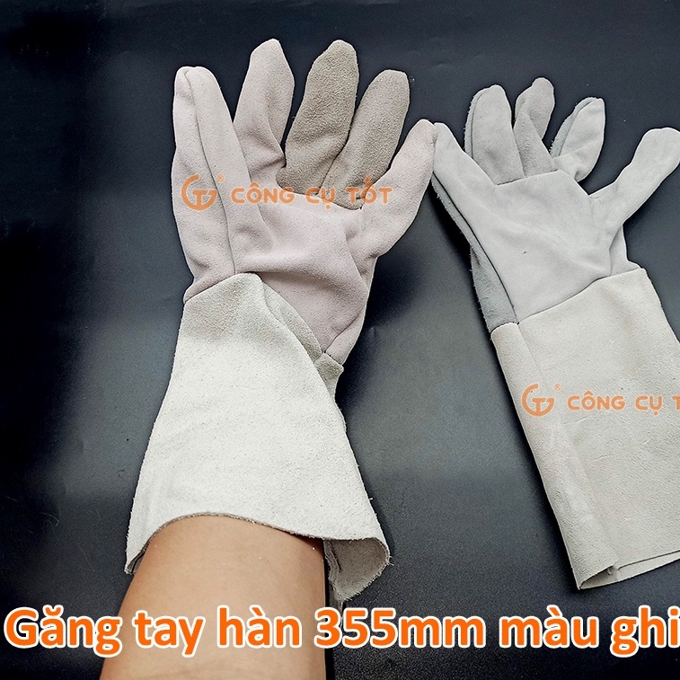 Găng tay hàn loại dài 355mm nhiều màu