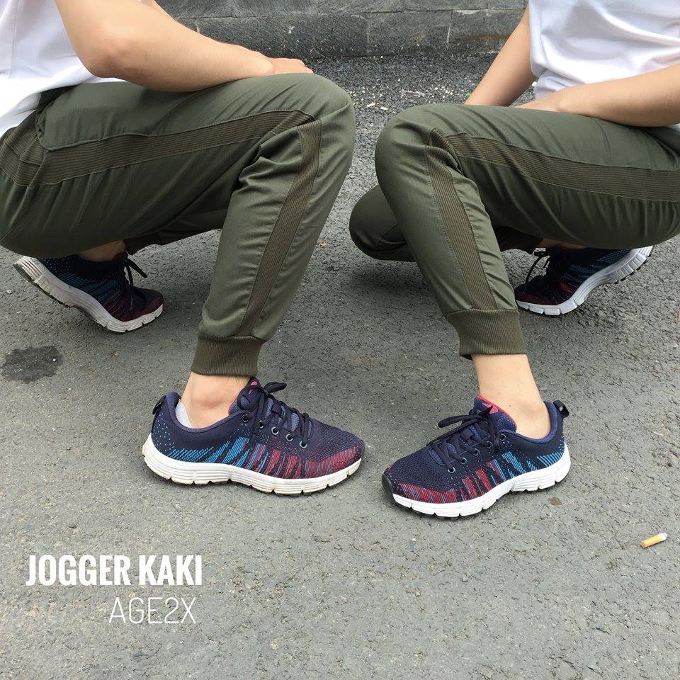 Quần Jogger Nữ AGE2X Chất Liệu Kaki Được Wash Mềm Cử Động Cực Kỳ Thoải Mái | BigBuy360 - bigbuy360.vn